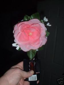 HAND VANITY MIRROR W/ ROSES $12.00
