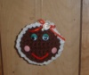 CROCHETED GIRL GINGGY HEAD ORNAMENT   $2.00
